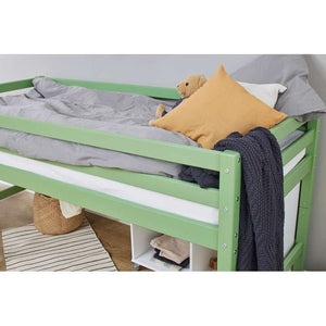 Hoppekids ECO Dream halvhög säng - Delbar - Pale Green - 90x200 cm