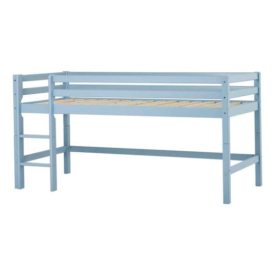 Hoppekids ECO Dream My Color Halvhöjd säng 90x200 cm - Drömblå