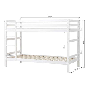 Hoppekids ECO Dream Våningssäng 90x200cm - Vit