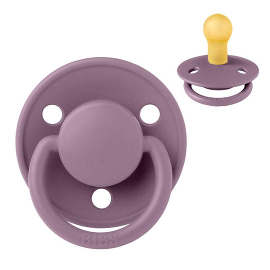 BIBS De Lux Napp - Stl 1 - Naturgummi - Mauve