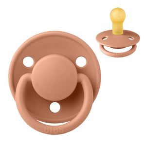 BIBS De Lux Napp - Stl 1 - Naturgummi - Peach