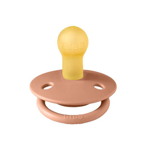 BIBS De Lux Napp - Stl 1 - Naturgummi - Peach