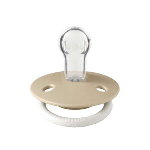 BIBS De Lux Napp - Onesize - Silikon - GLOW - Vanilla