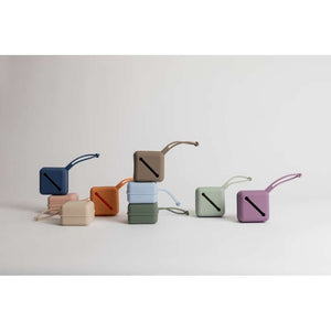 BIBS Accessories Napphållare - Silikon - Nappbox med plats för 3 nappar - Mauve
