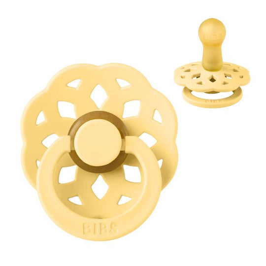 BIBS Boheme Napp - Stl 2 - Naturgummi - Pale Butter