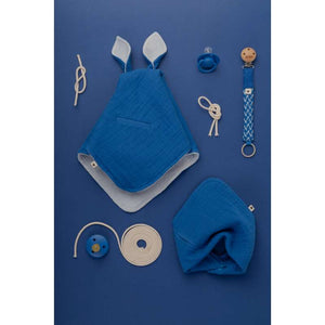 BIBS Accessories - Paci Braid Nappsnöre - Cornflower/Dusty Blue