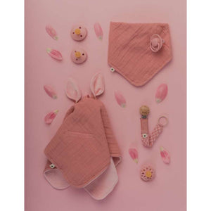 BIBS Accessories - Paci Braid Nappsnöre - Dusty Pink/Baby Pink