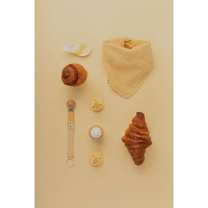 BIBS Accessories - Paci Braid Nappsnöre - Pale Butter/Ivory