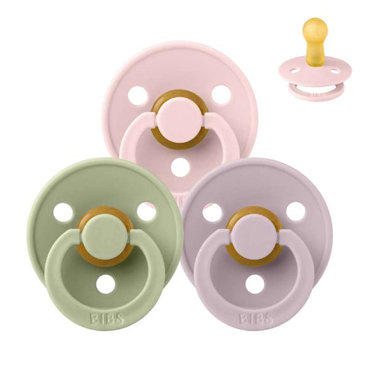 BIBS Rund Colour Napp - Sampackning - 3 st - Stl 2 - Springtime in Paris