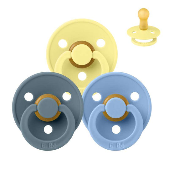 BIBS Rund Colour Napp - Sampackning - 3 st - Stl 2 - Summer at The Beach