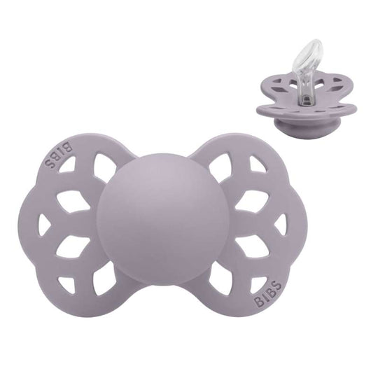 BIBS Anatomisk Infinity Napp - Stl 1 - Silikon - Fossil Grey