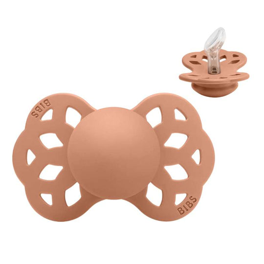 BIBS Anatomisk Infinity Napp - Stl 1 - Silikon - Peach