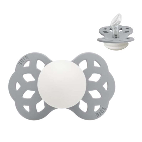 BIBS Anatomisk Infinity Napp - Stl 1 - Silikon - GLOW - Cloud