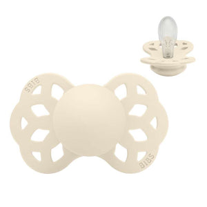 BIBS Symmetrisk Infinity Napp - Stl 2 - Silikon - Ivory