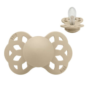 BIBS Symmetrisk Infinity Napp - Stl 2 - Silikon - Vanilla