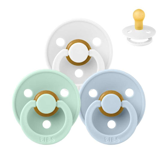 BIBS Rund Colour Napp - Sampackning - 3 st - Stl 1 - Winter is Coming