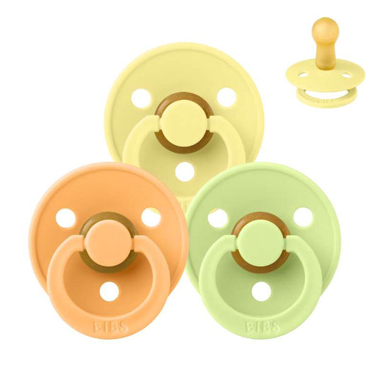 BIBS Rund Colour Sut - Sampak - 3 stk. - Str. 2 - Sour Citrus