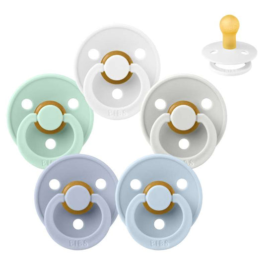 BIBS Rund Colour Napp - Sampackning - 5 st - Stl 1 - Winter is Coming