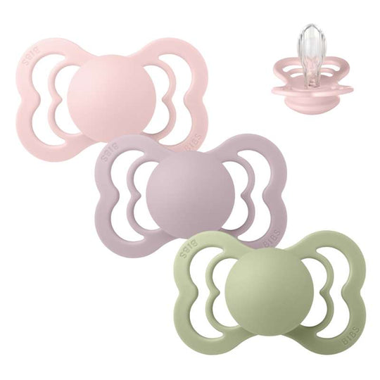 BIBS Supreme Napp - Sampackning - 3 st - Stl 2 - Springtime in Paris