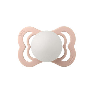 BIBS Supreme Napp - Stl 1 - Naturgummi - GLOW - Blush