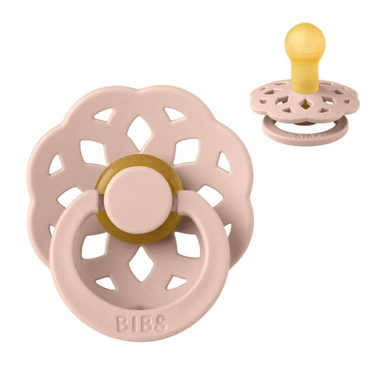 BIBS Boheme Napp - Stl 1 - Naturgummi - Blush