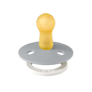 BIBS Colour Napp - Stl 2 - Naturgummi - Cloud - GLOW