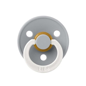 BIBS Colour Napp - Stl 2 - Naturgummi - Cloud - GLOW