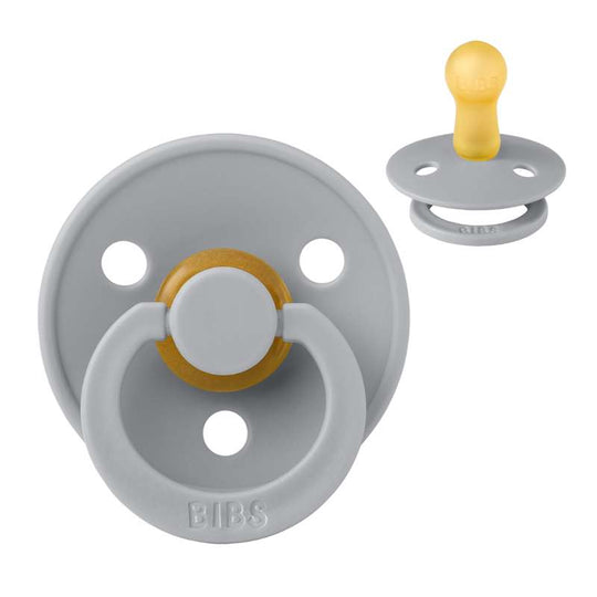 BIBS Colour Napp - Stl 2 - Naturgummi - Cloud