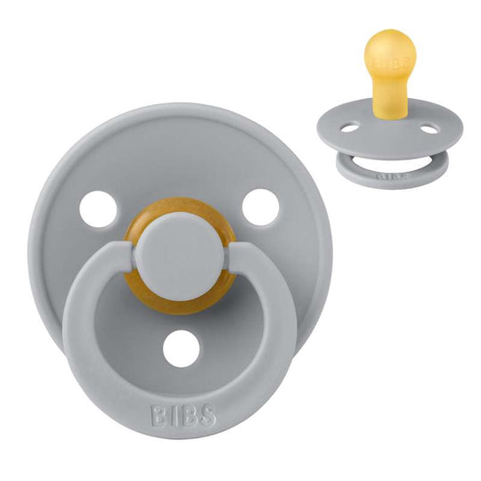 BIBS Colour Napp - Stl 1 - Naturgummi - Cloud