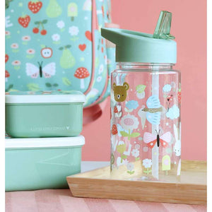 A Little Lovely Company Vattenflaska - Joy - Mint