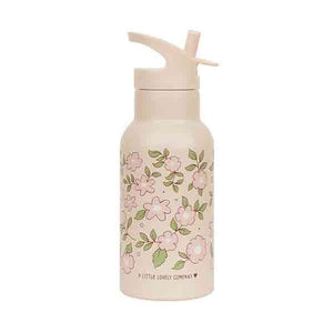 A Little Lovely Company Termosflaska - 350 ml - Blommor - Ljusrosa.