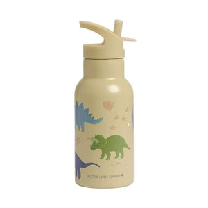 A Little Lovely Company termosflaska - 350 ml - Dinosaurie - Oliv.