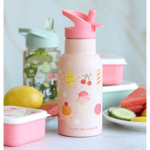 A Little Lovely Company termosflaska - 350 ml - Icecream - Rosa