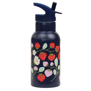 A Little Lovely Company termosflaska - 350 ml - Strawberries - Blå/Röt