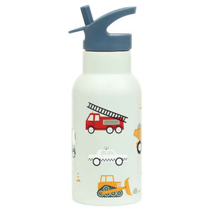 A Little Lovely Company termosflaska - 350 ml - Vehicles - Blå