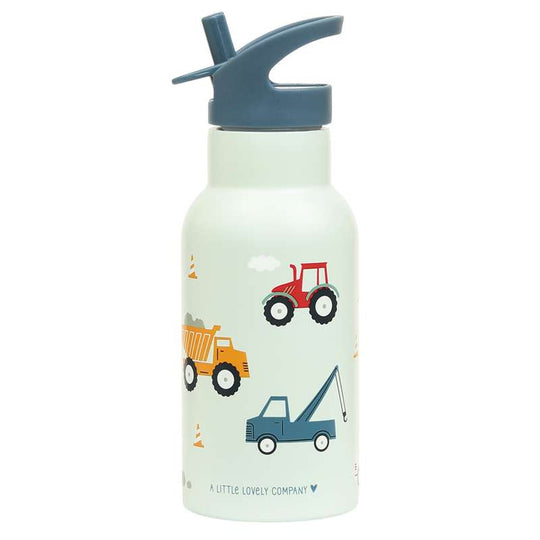 A Little Lovely Company termosflaska - 350 ml - Vehicles - Blå