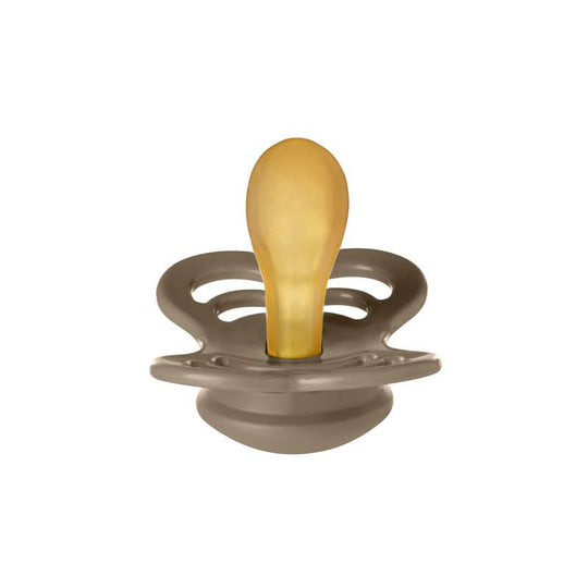 BIBS Supreme Napp - Stl 2 - Naturgummi - Dark Oak