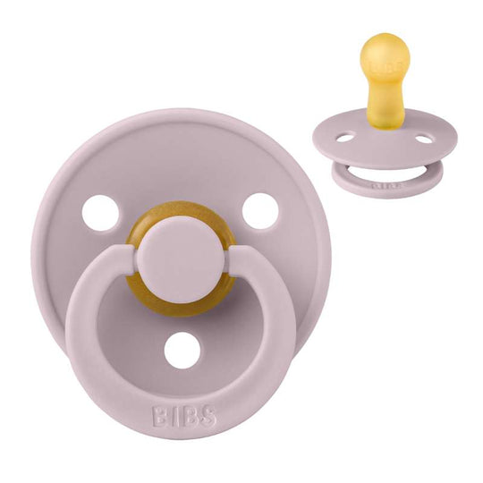 BIBS Colour Napp - Stl 2 - Naturgummi - Dusky Lilac