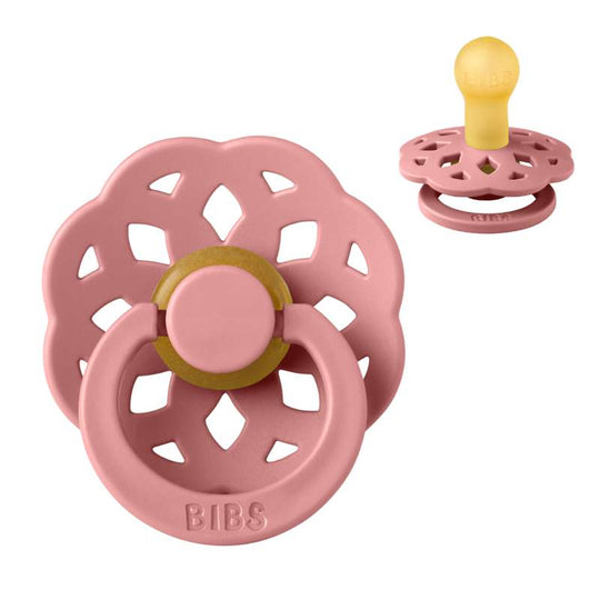 BIBS Boheme Napp - Stl 1 - Naturgummi - Dusty Pink