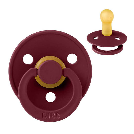 BIBS Colour Napp - Stl 2 - Naturgummi - Elderberry