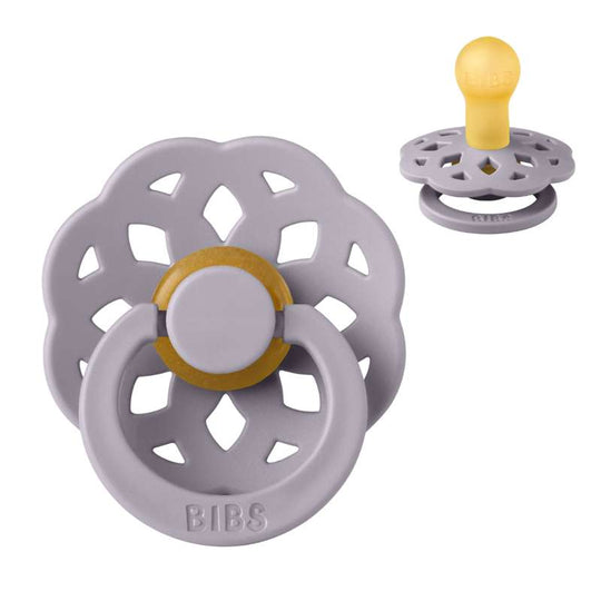 BIBS Boheme Napp - Stl 1 - Naturgummi - Fossil Grey