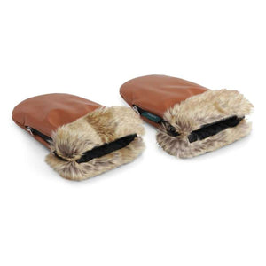 Kong Walther Österbro handskar - Toffee päls