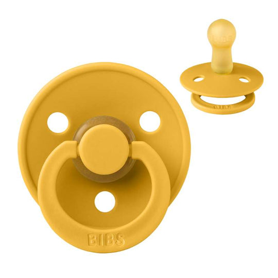 BIBS Colour Napp - Stl 2 - Naturgummi - Honey Bee