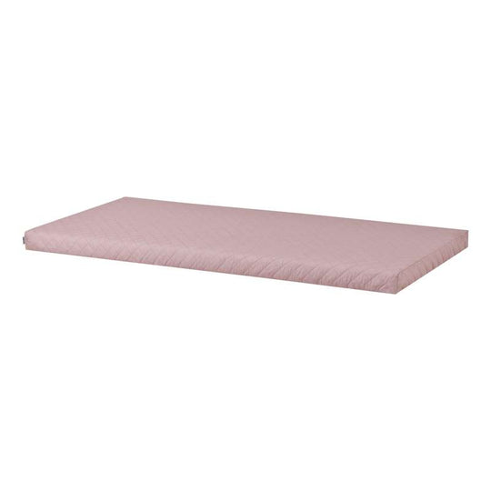 Hoppekids Kvalitetsöverdrag till madrass 9 cm hög - Flera storlekar - Blekrosa