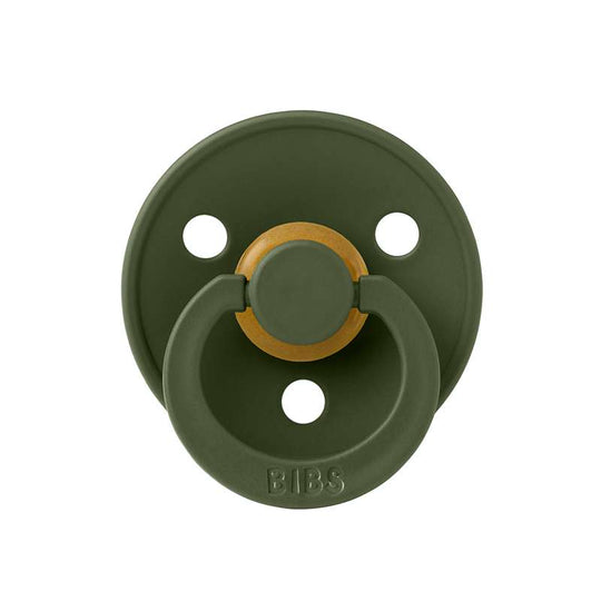 BIBS Symmetrisk Colour Napp - Stl 1 - Naturgummi - Hunter Green