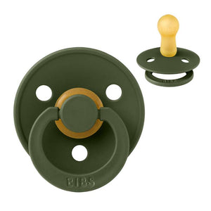BIBS Colour Napp - Stl 2 - Naturgummi - Hunter Green
