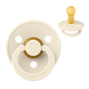 BIBS Colour Napp - Stl 2 - Naturgummi - Ivory