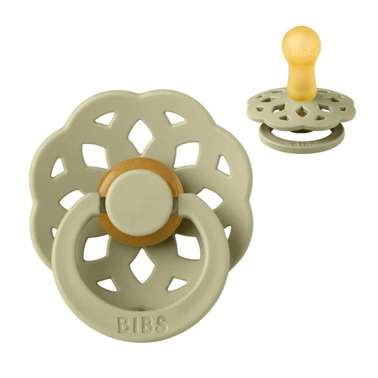 BIBS Boheme Napp - Stl 2 - Naturgummi - Khaki