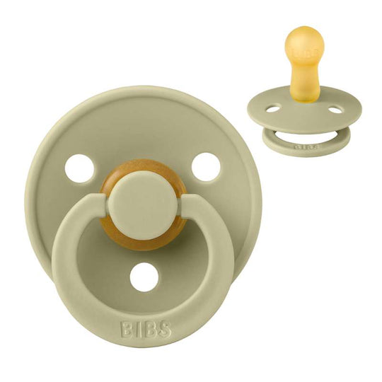 BIBS Colour Napp - Stl 2 - Naturgummi - Khaki