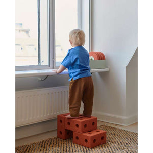 MODU 3-in-1 Baby Walker - Burnt Orange/Dusty Green